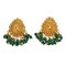 Indian Jhumka Earrings for Women - Indian Jhumki Chandelier Small Tops Earring in Golden Tone Beaded Bollywood Style Dangle Earring Jewelry for Bride | Birthday Gift for Her